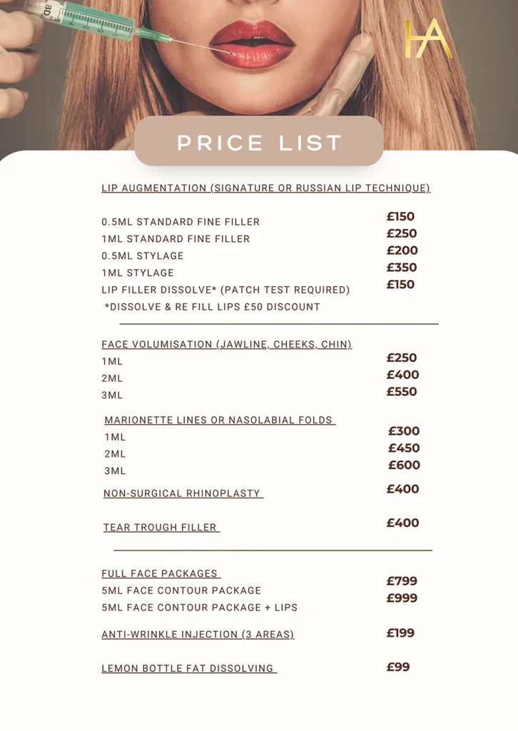 Injectables Price List