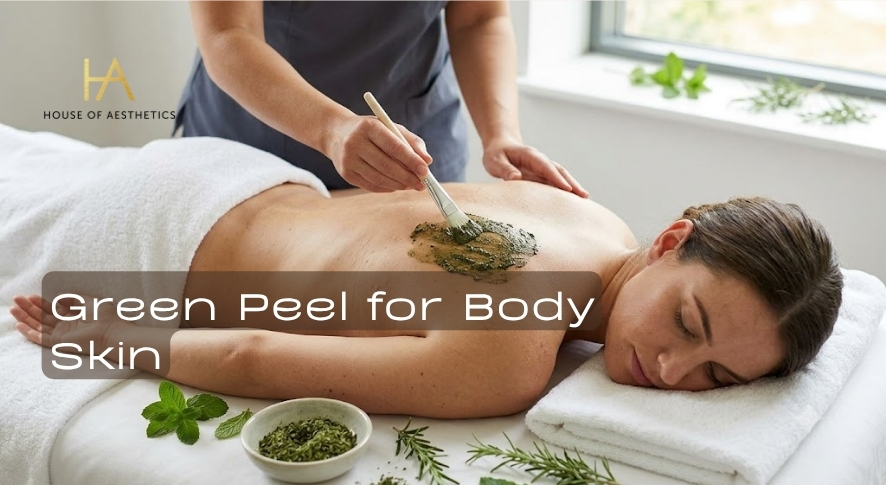Green Peel for Body Skin: Treating Back Acne, Stretch Marks and Rough Texture